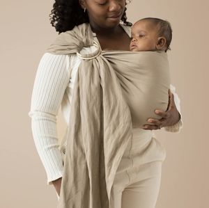 Wildbird Ring Sling Linen Sand Beige Natural Standard Length Gold Rings